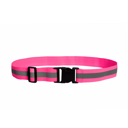 Adjustable Reflective Elastic Waist Belt For Outdoor Night Running And Cycling