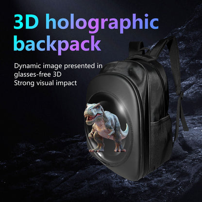 Wiilala Cross-border 3D Holographic Backpack Mobile Outdoor Advertising Display Stereoscopic Projection 3D Holographic Backpack, Supports Content Replacement Via Mobile AppSupports 5V3A Power Bank