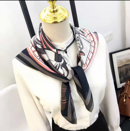 High-end Headscarf Versatile Neck Scarf Hairband Accessory