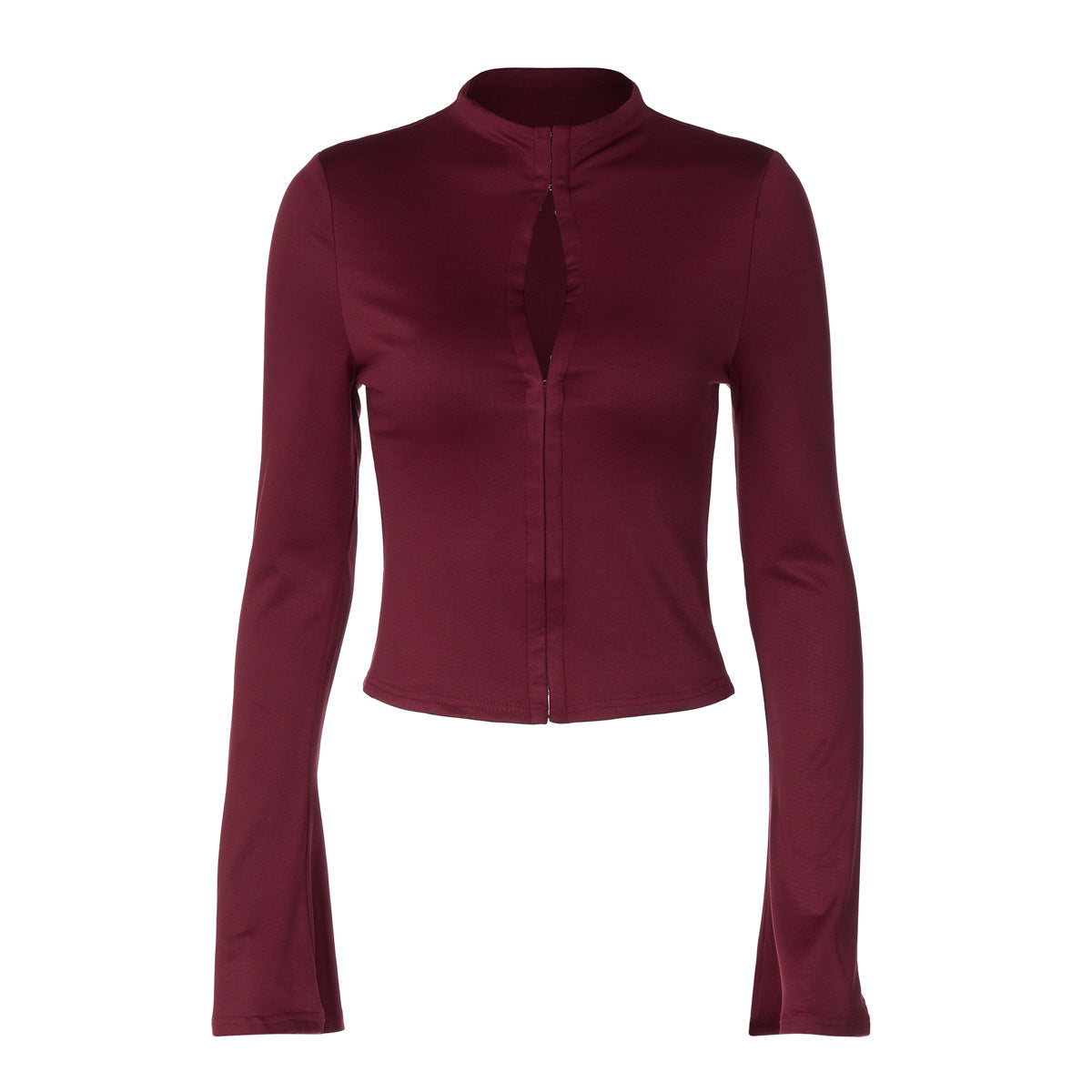 Fashionable Slimming Cardigan With A Row Of Buttons For Women