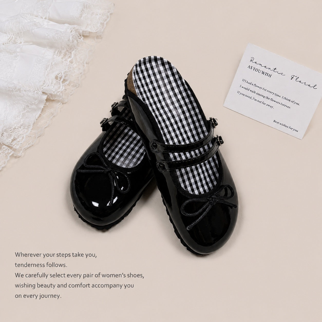 Sweet-style Stunning French Style Versatile Bow Flat Shoes For Women