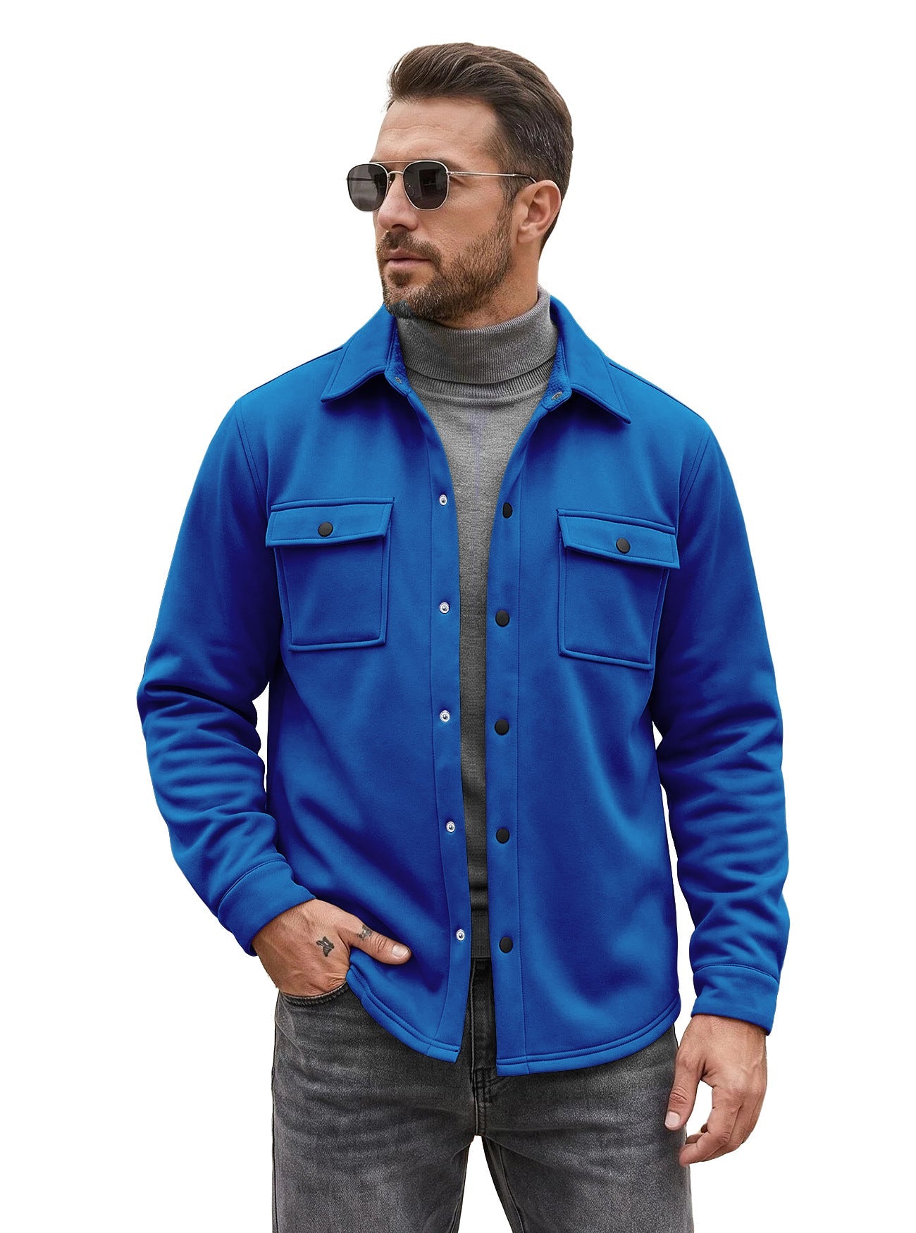 Long-sleeve Multi-pocket Loose-fitting Breathable Jacket