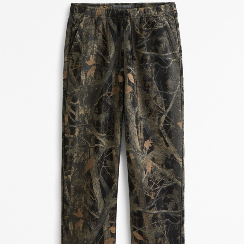 Mens Loose-Fit Straight-Leg Sports Trousers
