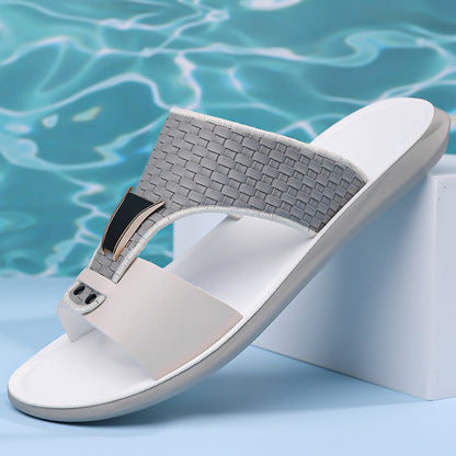 Large-size Mens Beach Sandals For Summer Outdoor Wear
