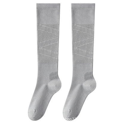 Ultra-thin Lightly Compressive Breathable Calf-length Athletic Socks