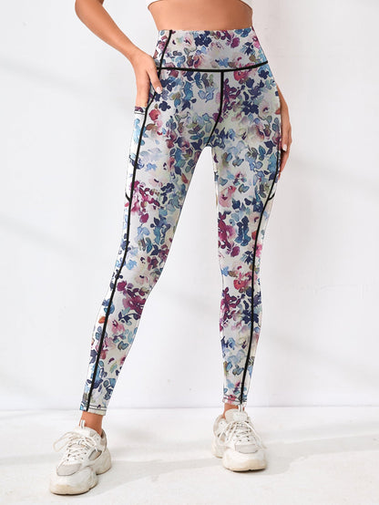 Popular Cross-Border Yoga Pants With Digital Printing, New Foreign Trade Fitness Pants, Hip-Lifting, High-Waisted, Tummy Control, Outdoor Sports Pants For Women