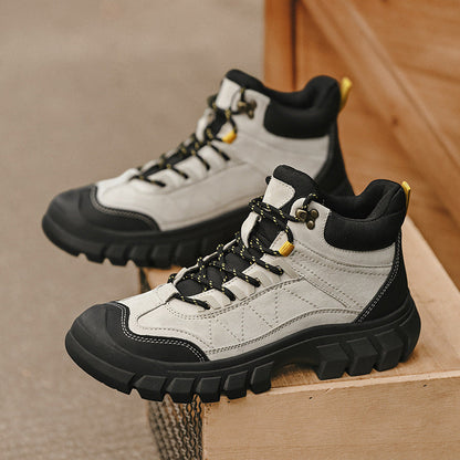 Mens Shoes Autumn Winter New High-Top Hiking And Mountaineering Boots