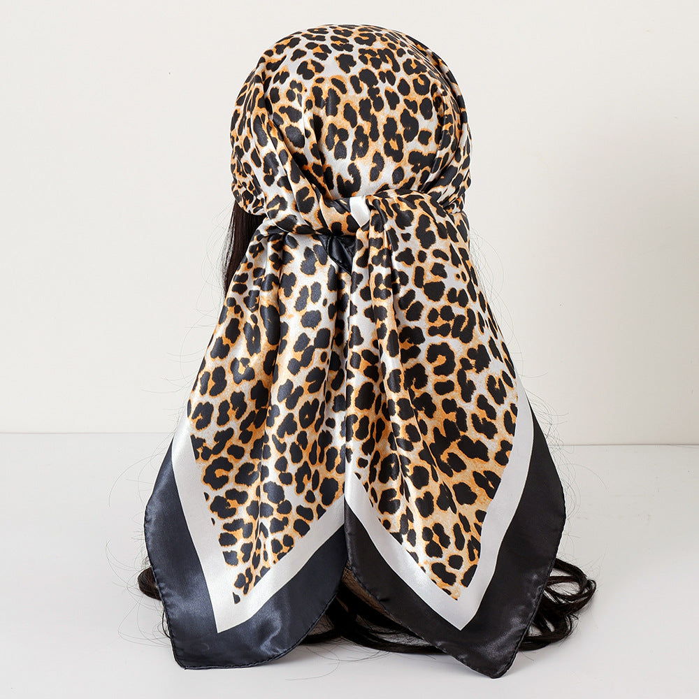 Classic Satin Womens Shawl Headscarf And Scarf