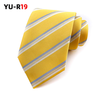 British Gentleman-style Striped Mens Tie For Suiting And Streetwear Coordination