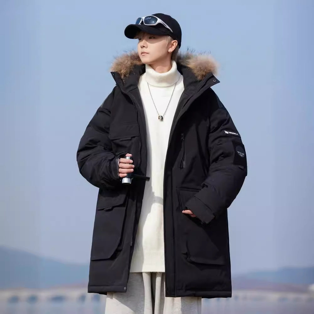 Mens Autumnwinter Padded Down Jacket Cold Proof