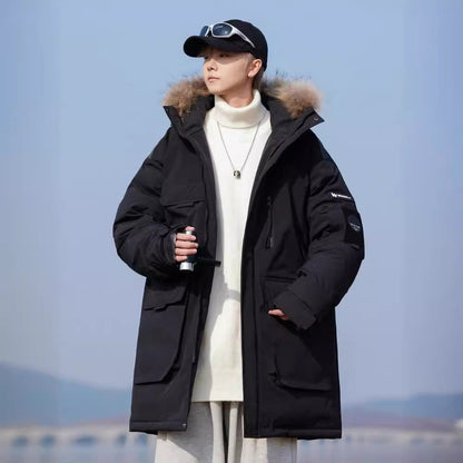 Mens Autumnwinter Padded Down Jacket Cold Proof