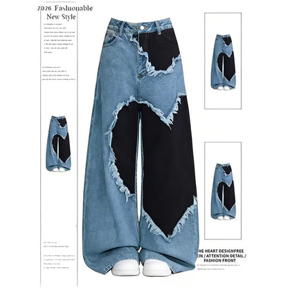Womens Stylish Multicolor Versatile Casual Jeans