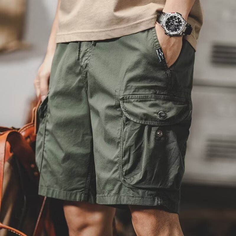 Casual Athletic Loose-fitting Straight-leg Capri Pants