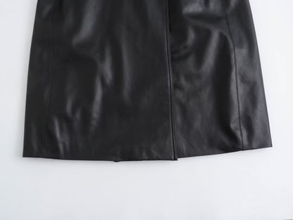 Women's Street Fashion Coat Black