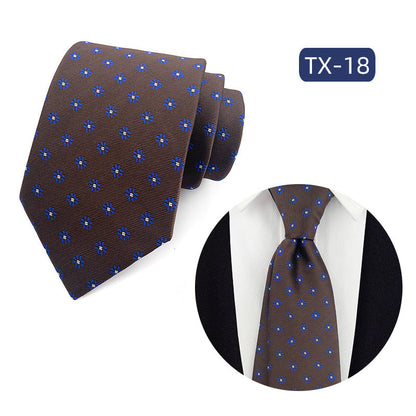 Mens Jacquard Woven Business-casual Tie