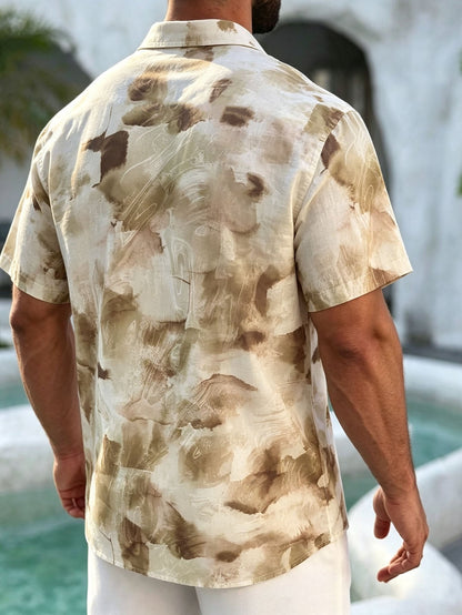 Men's Hawaiian Shirt  Colorful Prints For Holiday, Outdoor & Party Wear