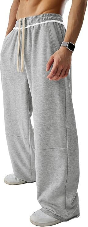 Summer American-style Mens Straight-leg Pants