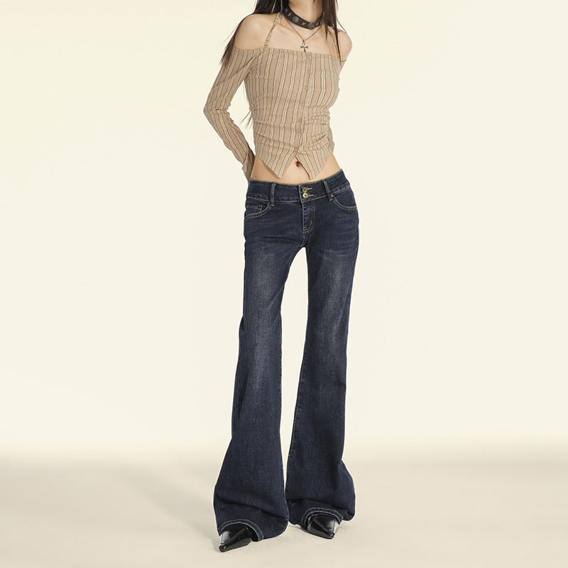 American-style Retro Chic Womens Jeans