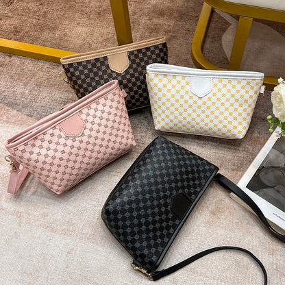 Contrast Color Crossbody Small Square Bag