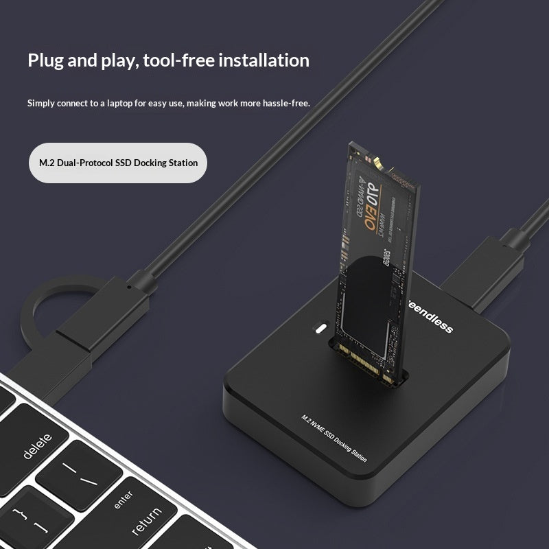 Laptop SSD External Mobile Hard Drive Enclosure Socket