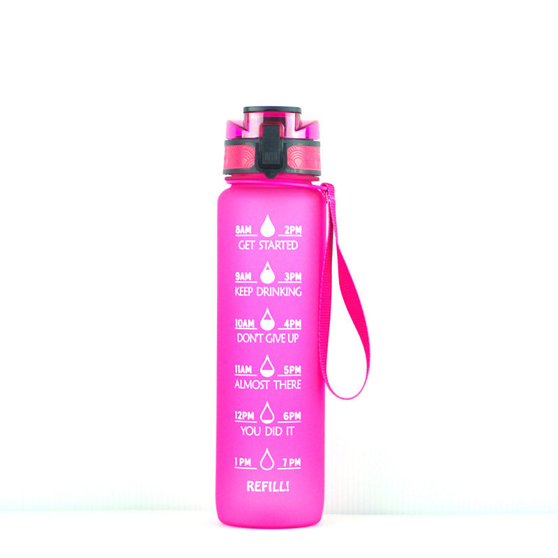 1000ml Transparent Kawaii Water Bottle with Infuser