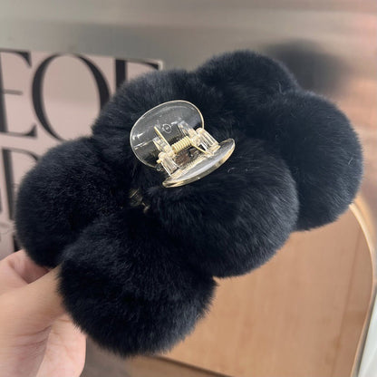 Korea Real Otter Hair Hair Clip Female