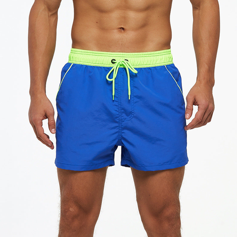 Men's Sports Shorts Fifth Pants Waterproof Quick Drying Breathable Lined Anti Exposure Double Layer Shorts