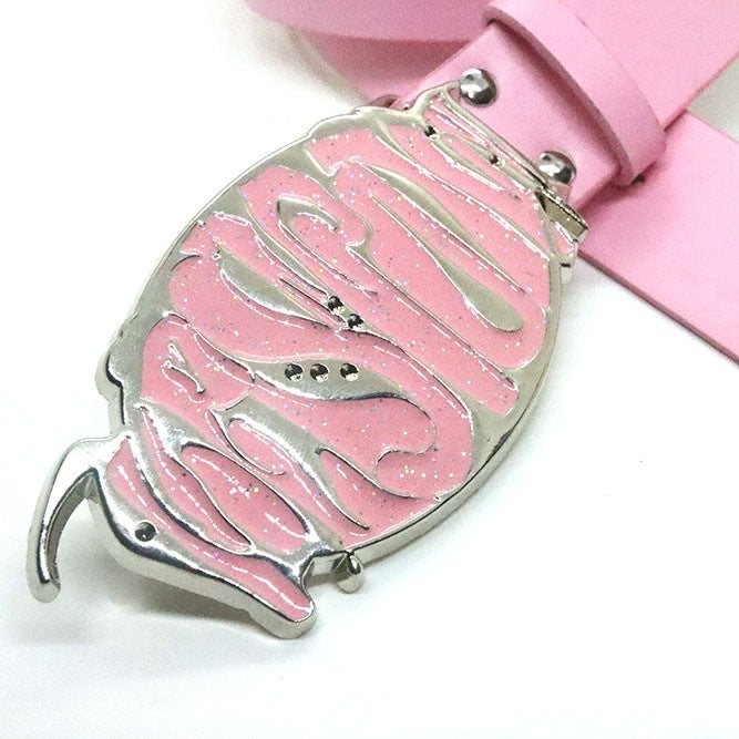 Resin-coated English Buckle Belt Accessory