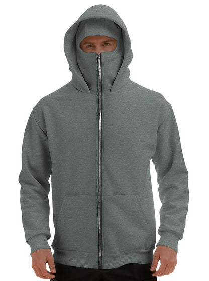 Mens Large-Size Warm And Windproof Casual Jacket