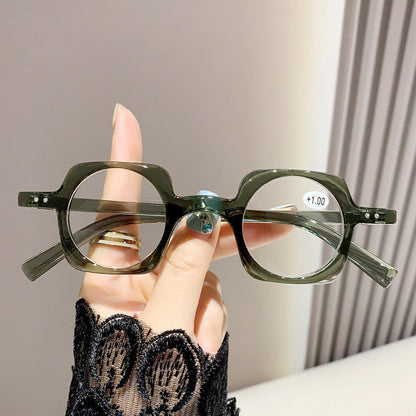 Anti-blue Light Retro Frame Presbyopic Glasses Men Old Reading Glasses