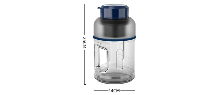1500ml Portable Handheld Blender Cup for Fruit Mixing