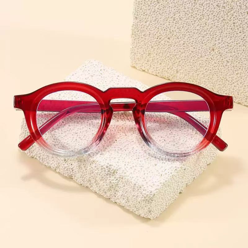 Round-frame High-definition Blue-light-blocking Plain Glasses