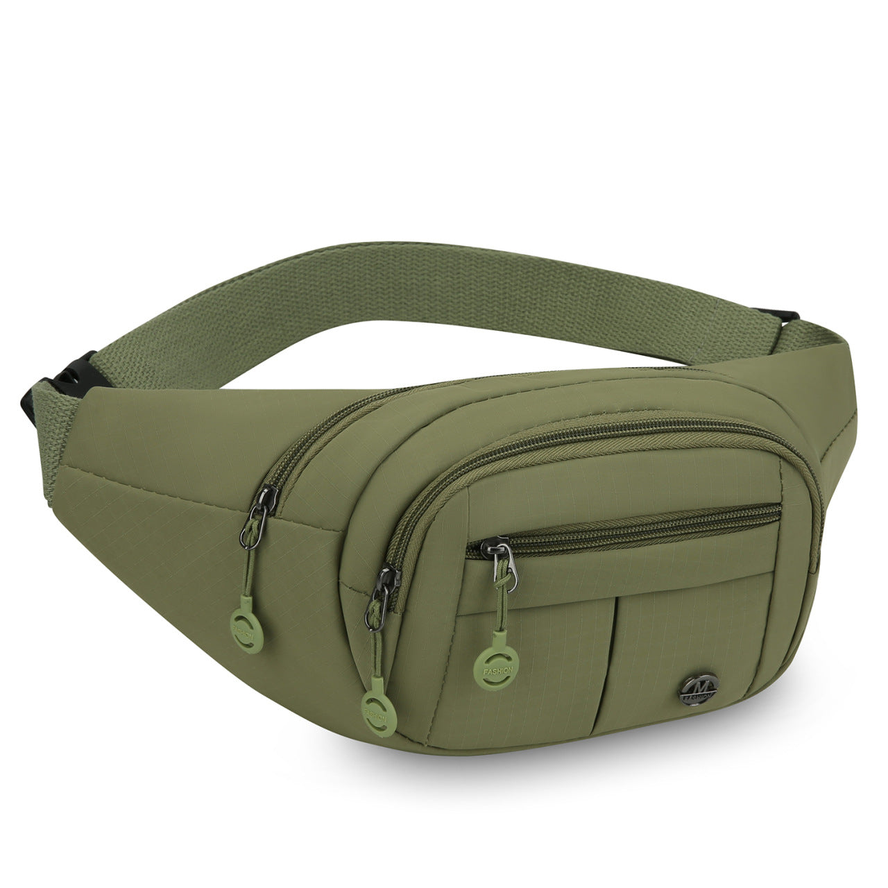 New Simple Crossbody Bag Forest Series Versatile Leisure Nylon Shoulder Bag Outdoor Sports Mobile Waist Bag Women's Chest Bag