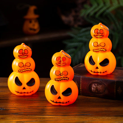 Halloween Pumpkin Lantern Portable Halloween Pumpkin Pile Ornaments Halloween Decorations Pendant Party Props