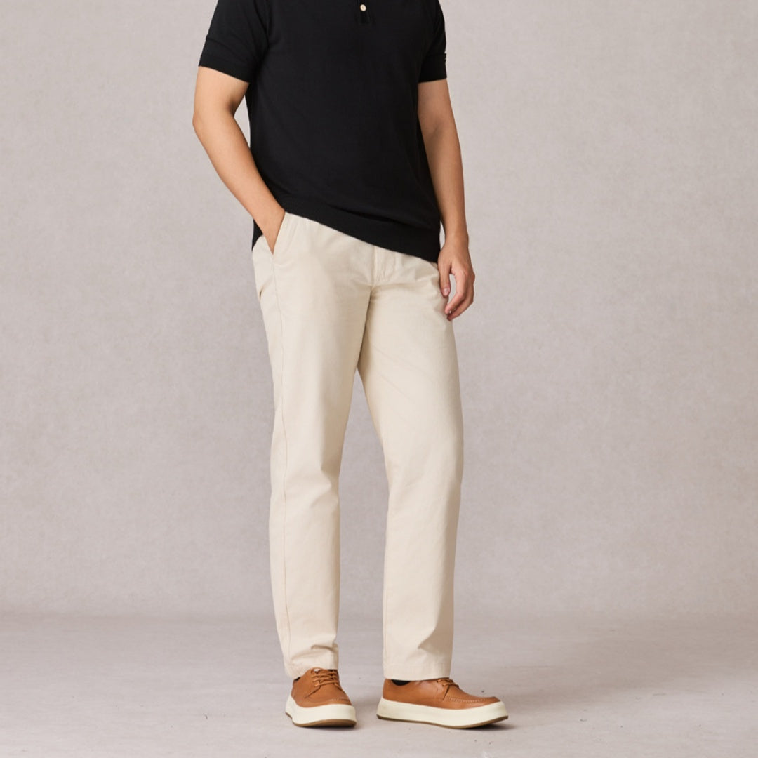 Spring And Autumn Slim-Fit High-End Trousers Commuter Long Pants