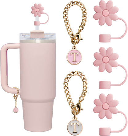 Tumbler Letter Handle Charms - 5PCS