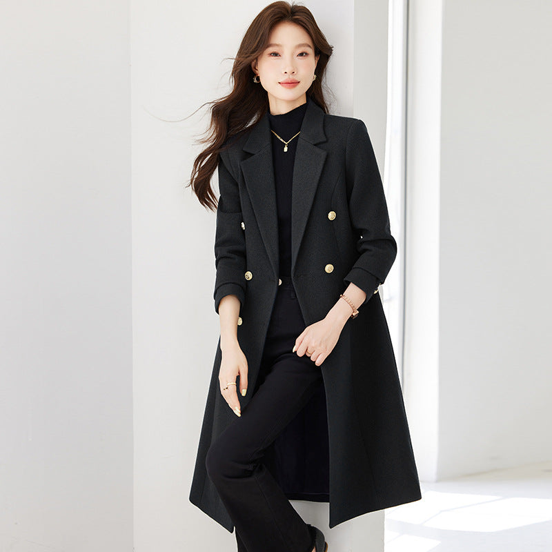 Stylish And Versatile Long Trench Coat For Women