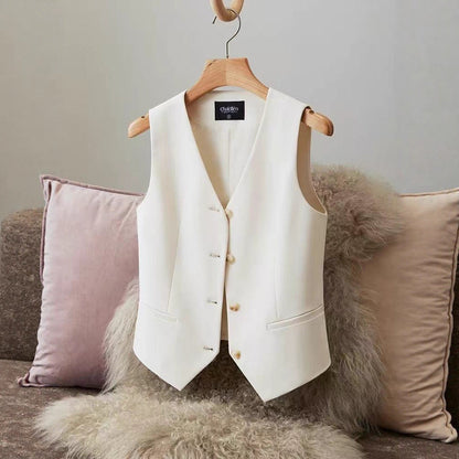 Fashionable Suit Vest Women's Top