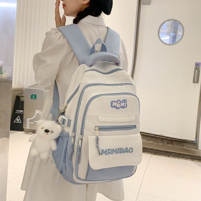 Girls' Large Capacity Backpack College Style