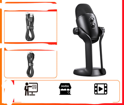 K Song Noise-cancelling Microphone Plug And Play High-level Compatibility