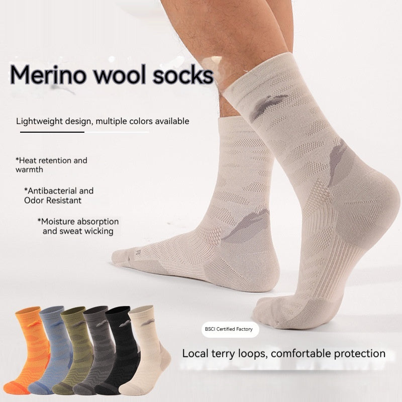 SpringSummer Thin Wool Socks For Men And Women