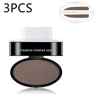 Eyebrow Stamp & Stencil Kit: Waterproof Tint for Professional Brow Enhancement