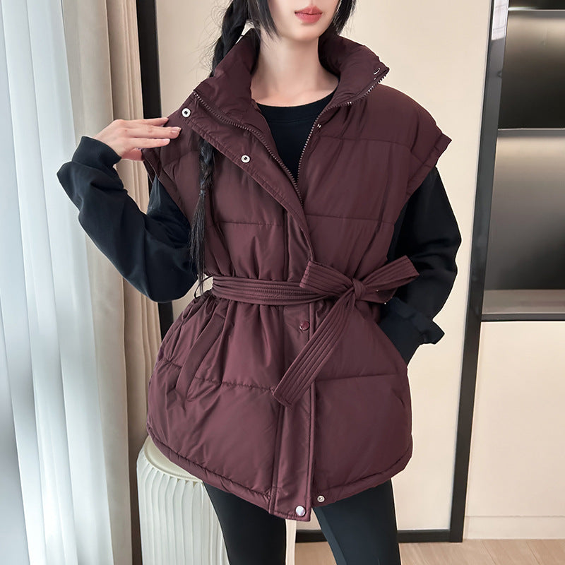 Korean-style Loose-fitting Fashionable And Padded Western-style Coat