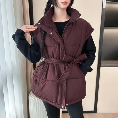 Korean-style Loose-fitting Fashionable And Padded Western-style Coat