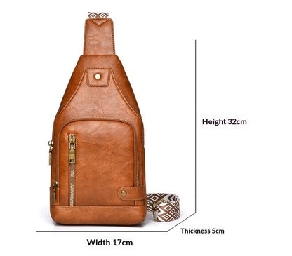 Men's Chest Bag, Men's Versatile Crossbody Bag, Multi-functional