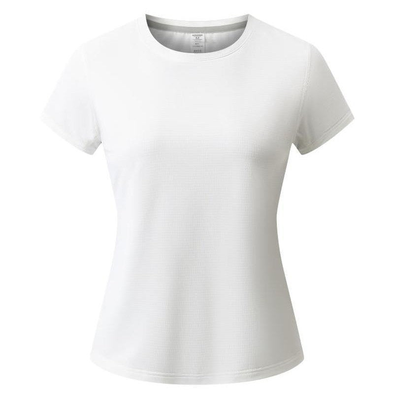 Quick-drying Crewneck T-shirt Summer Short-sleeve Work Uniform