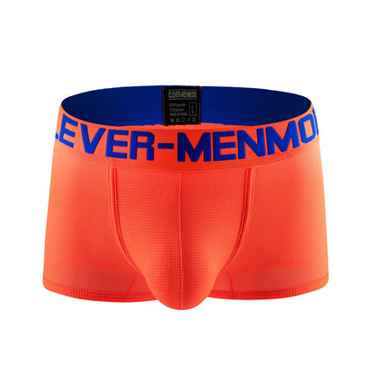 Men's Breathable Mesh Low Waist Boxers