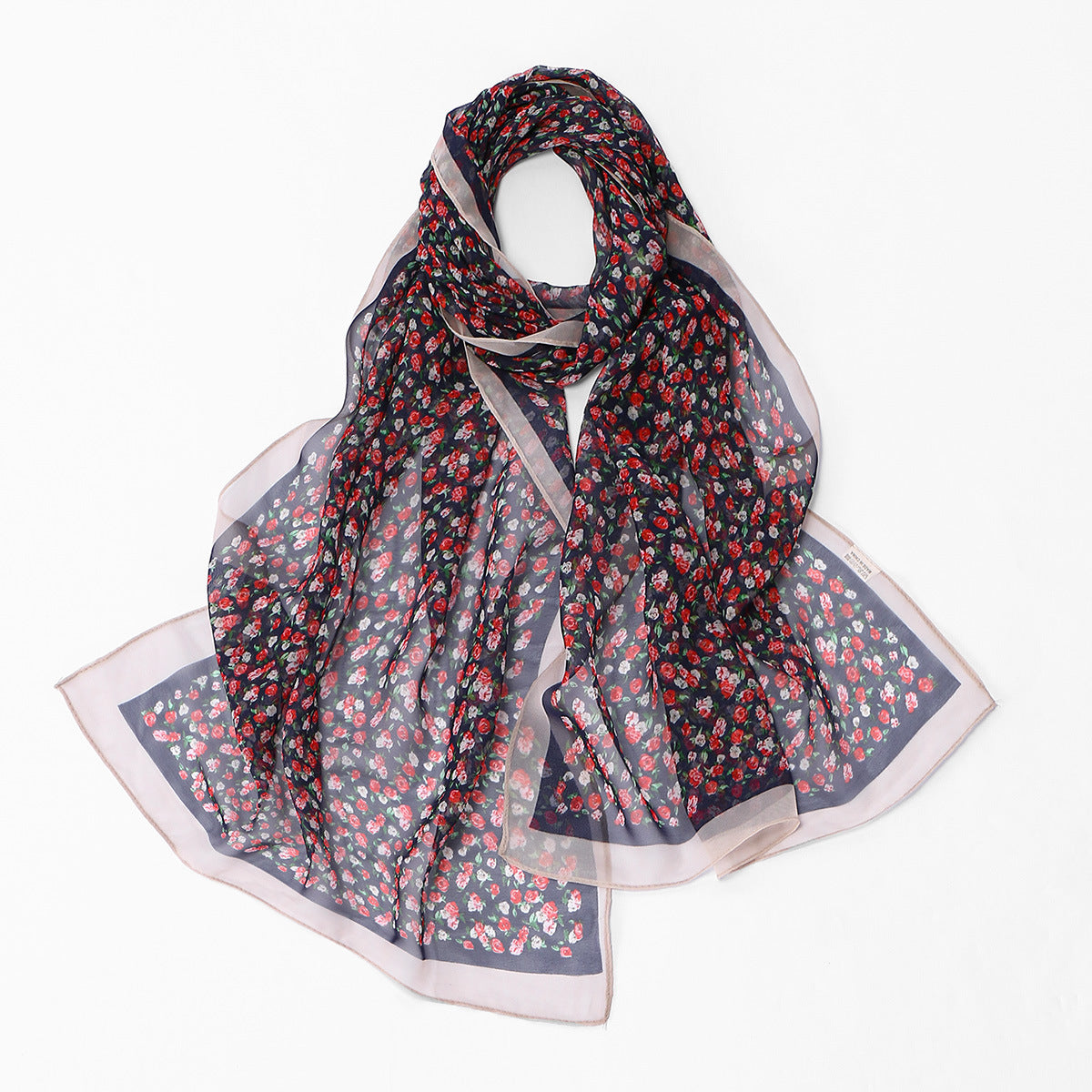Floral Elegant Versatile Womens Fashionable Outer Shawl