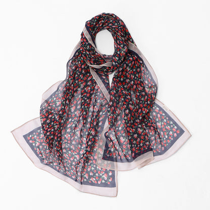Floral Elegant Versatile Womens Fashionable Outer Shawl
