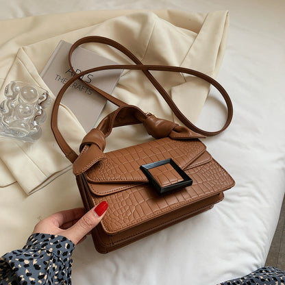 Textured Versatile Crossbody Shoulder Bag